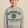 24DFD243-19F6-4654-A846-A9DB91655F56 Polerón Infantil Talla 14 Traducción "La Bondad de Jesucristo"