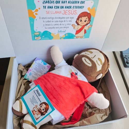 Peluche Jesús Respira Rojo