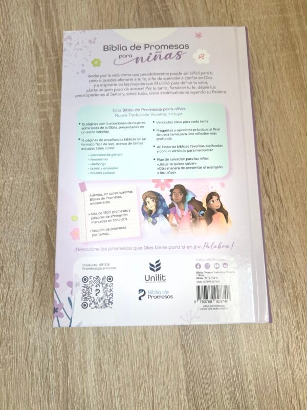 Biblia de Promesas para Niñas NTV