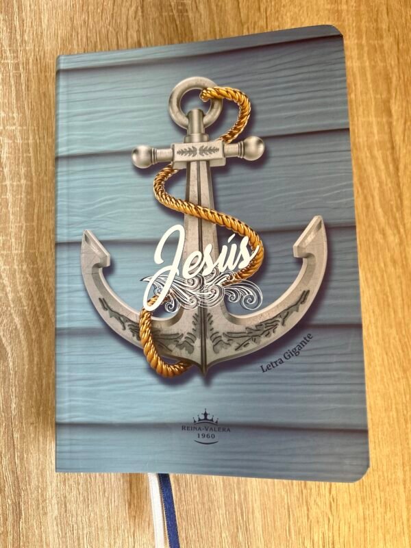 img_7122 Biblia Ancla Azul Letra Grande