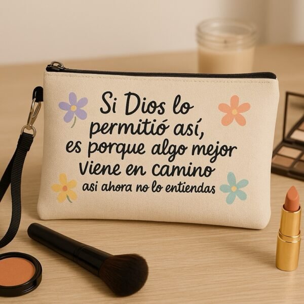 Estuche Cosmetiquero Flores