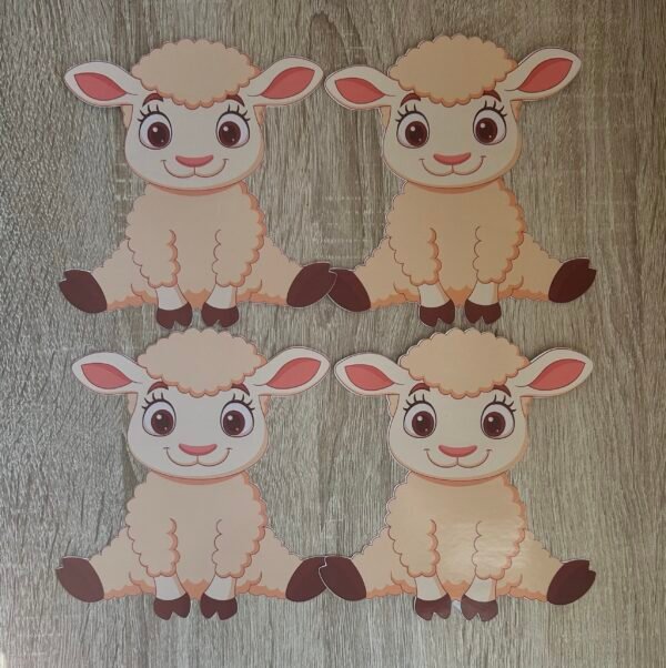 Set de Stickers ovejita 13x13cm