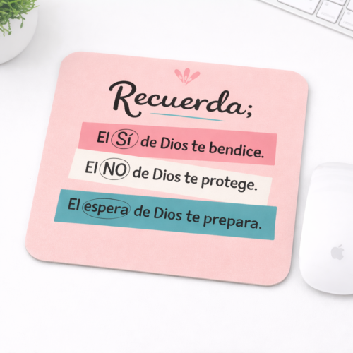 Mousepad respuesta de Dios