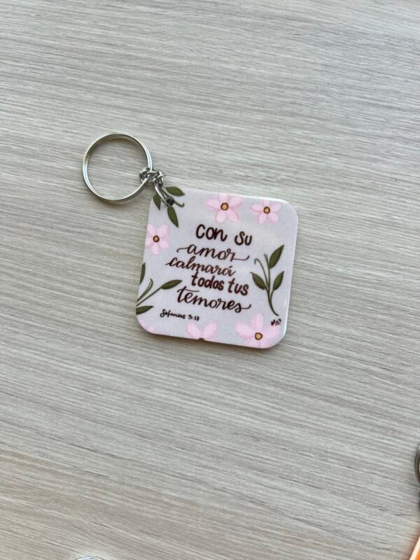 Pack 5 llaveros cristianos surtidos