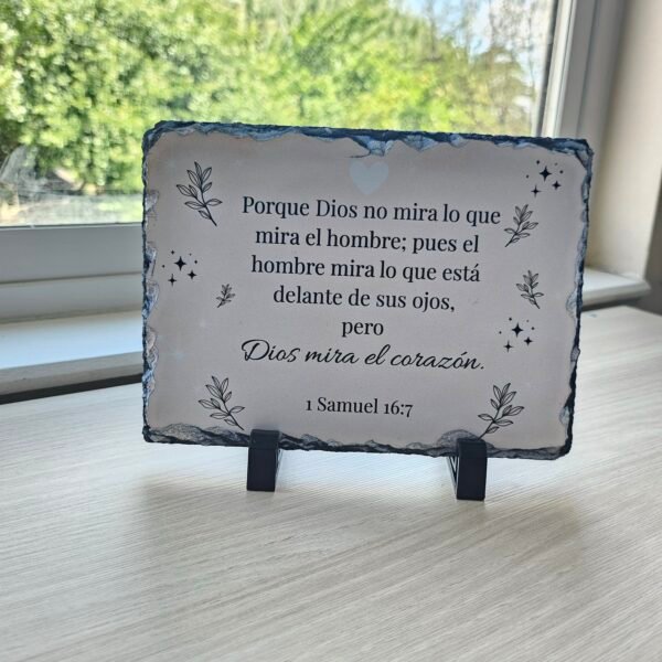 Cuadro Roca Dios mira el corazón