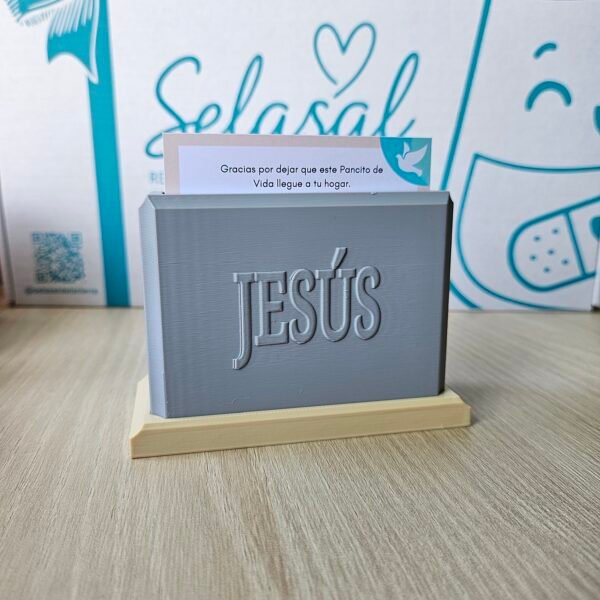 Pan de vida Jesús gris/beige