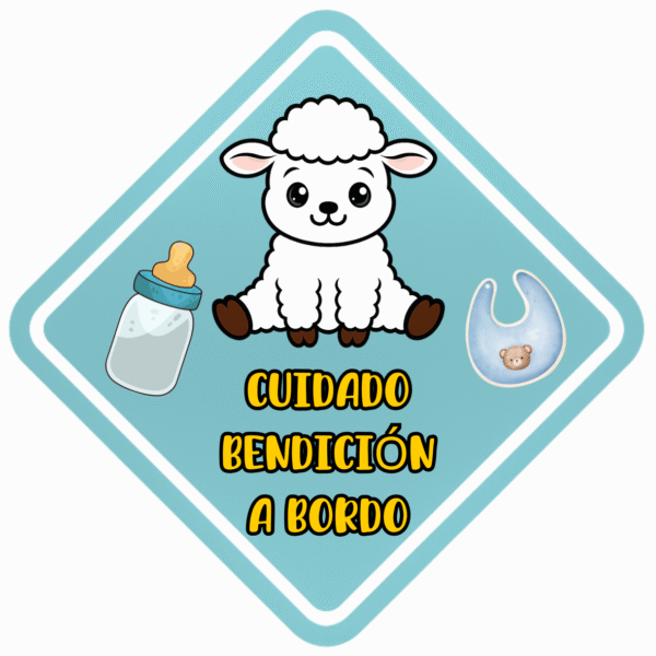 texto-del-parrafo-1 Adhesivo de Auto Cristiano (DTF) La Bendición Celeste