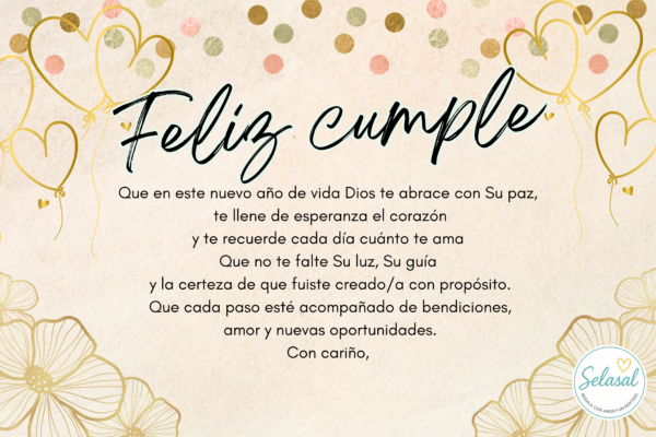 Tarjeta Feliz Cumple