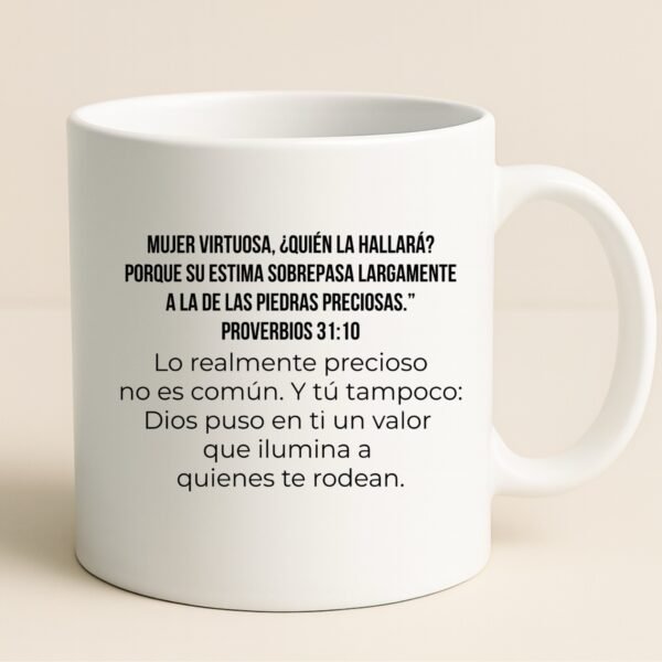 Taza 11oz Mujer virtuosa