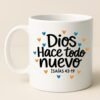 Taza Blanca 11oz Todo Nuevo
