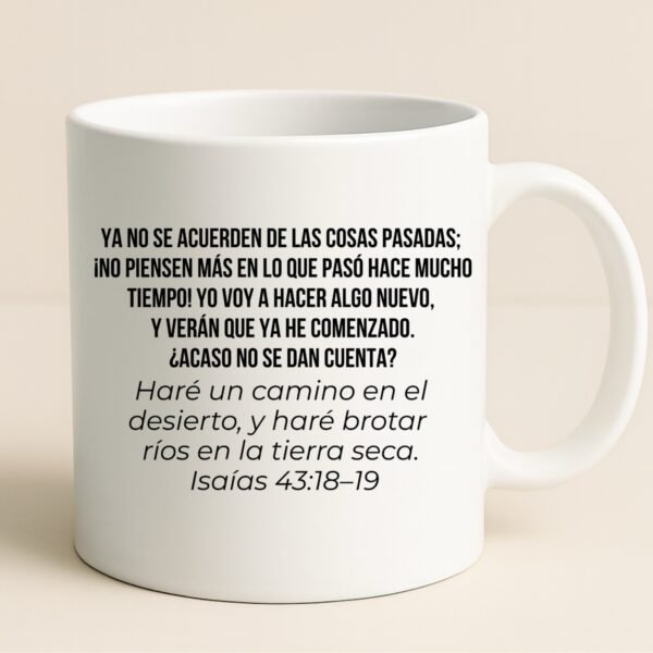 Taza Blanca 11oz Todo Nuevo