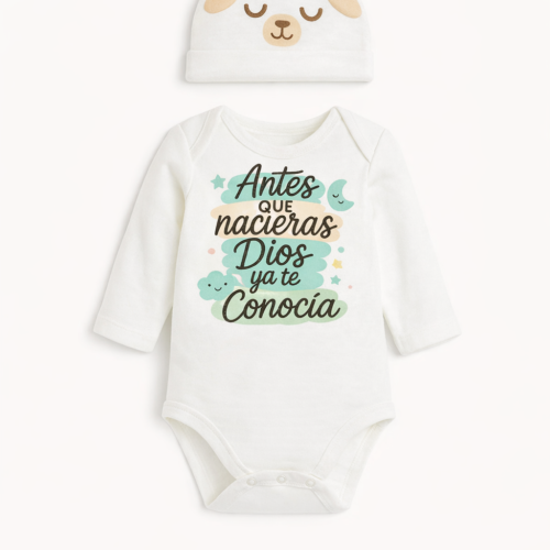Body Antes que Nacieras + gorrito Unisex