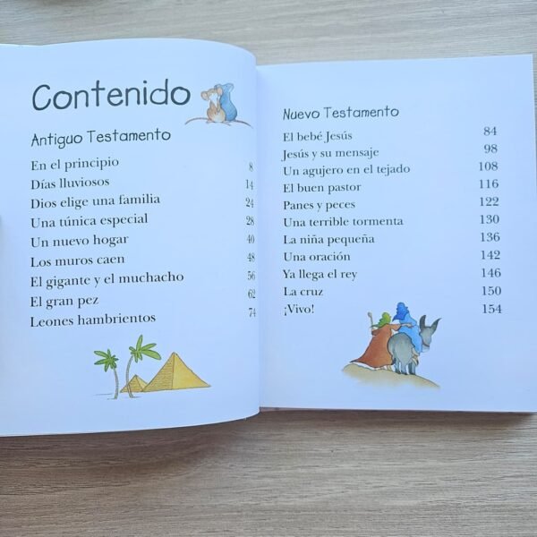 Biblia para bebé blanca