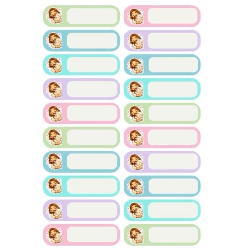 screenshot-6 30 etiquetas escolares lápices y útiles niñas