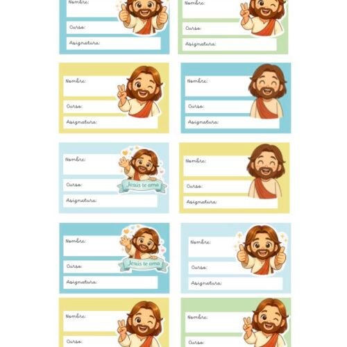 screenshot-3 18 Etiquetas escolares cuadernos y libros niños