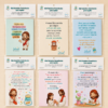 Pack de 8 Mini tarjetitas texturizadas