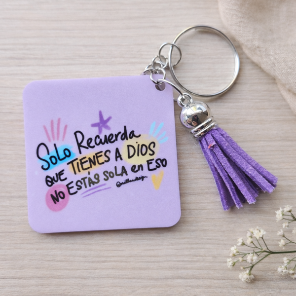 Llavero No estás sola