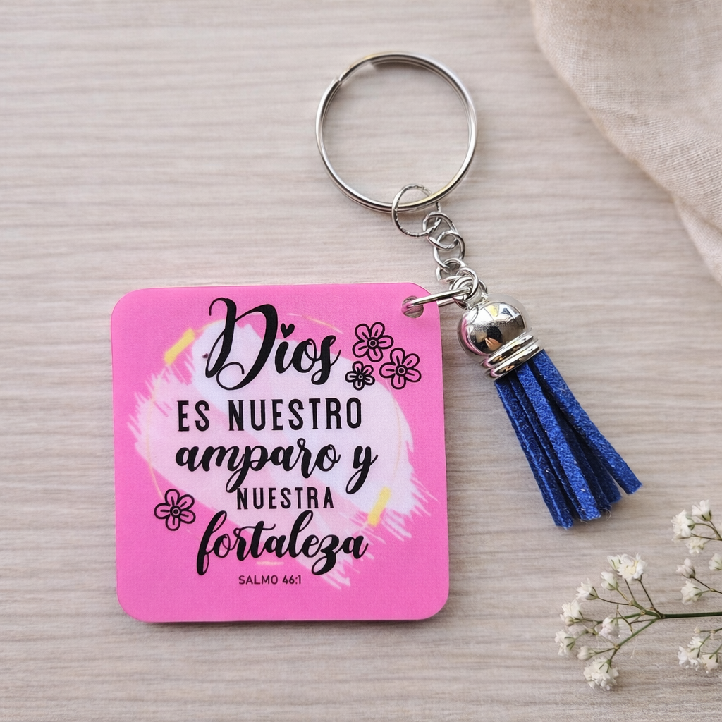 Llavero Amparo y fortaleza