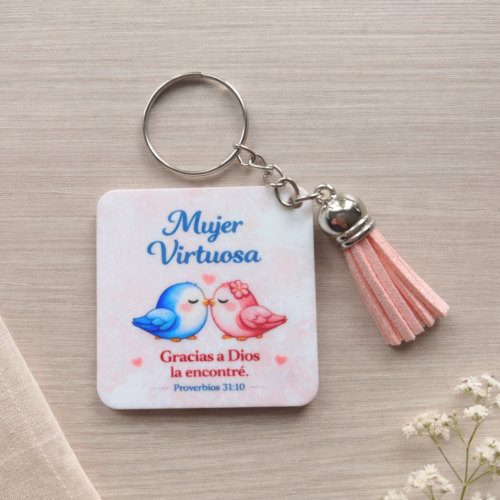 LLavero Mujer Pajarito