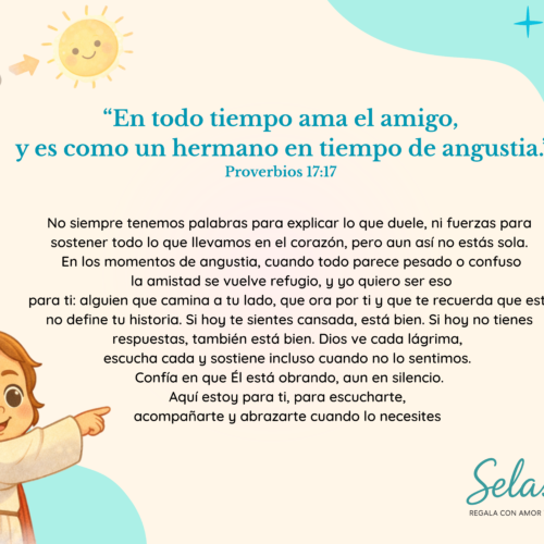 Tarjeta En todo tiempo ama el Amigo