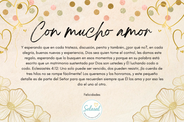 Tarjeta Cuando Dios es el centro