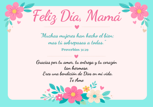 Tarjeta Feliz día Mamá
