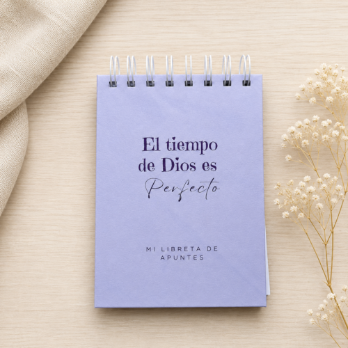 Libreta de Apuntes El tiempo de Dios es perfecto