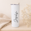 Vaso tumbler 20oz con bombilla metálica