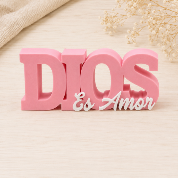 Figura decorativa Dios es Amor