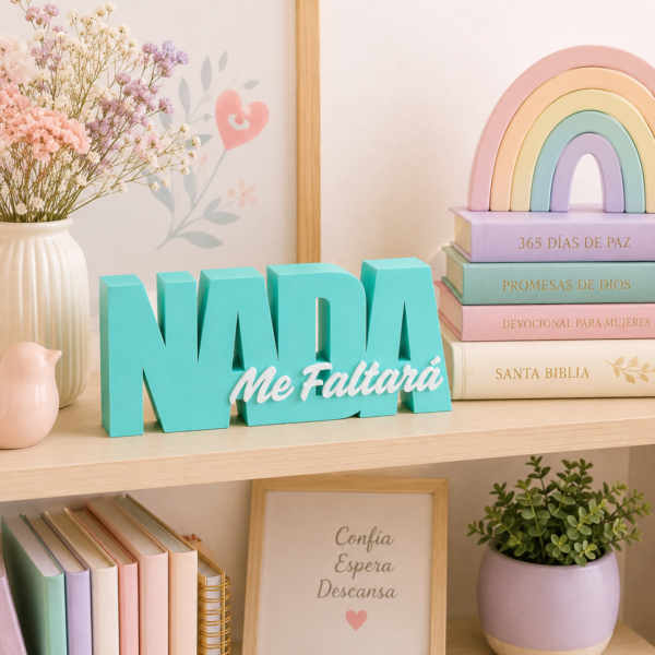 Figura decorativa Nada me faltará