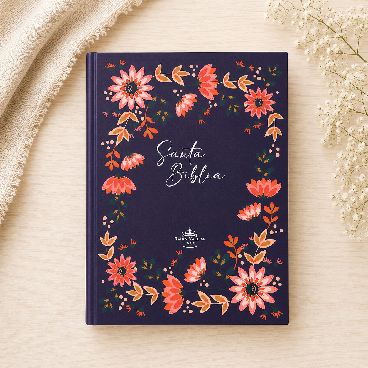 Biblia morada tapa dura