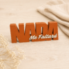 Figura Decorativa Nada me Faltará Café