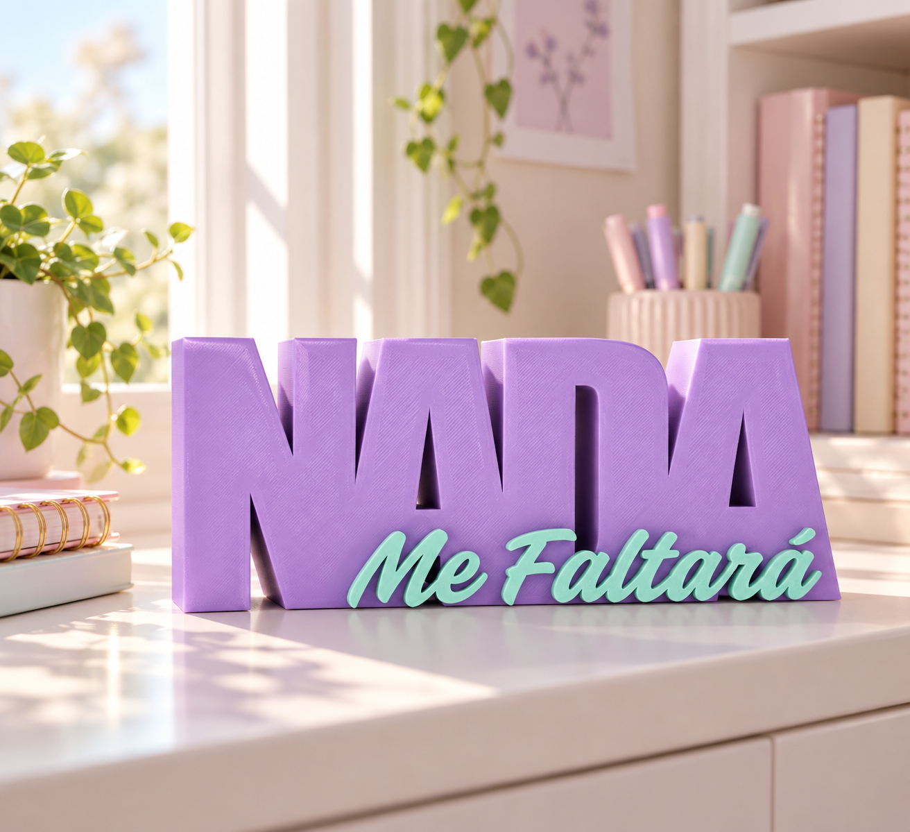 Figura decorativa Nada me faltará